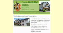 Desktop Screenshot of pension-eberherr.de