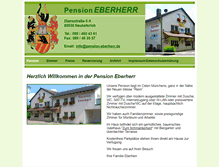 Tablet Screenshot of pension-eberherr.de